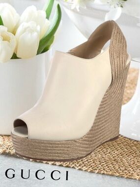 AUTHENTIC GUCCI LIMITED EDITION WEDGES